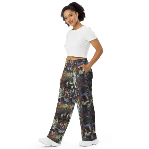 Dreamweaver's Canvas on a Wide-Leg Pants