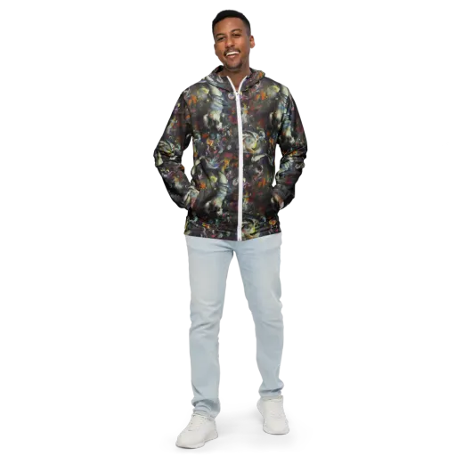 Dreamweaver's Canvas on a Men's Windbreaker