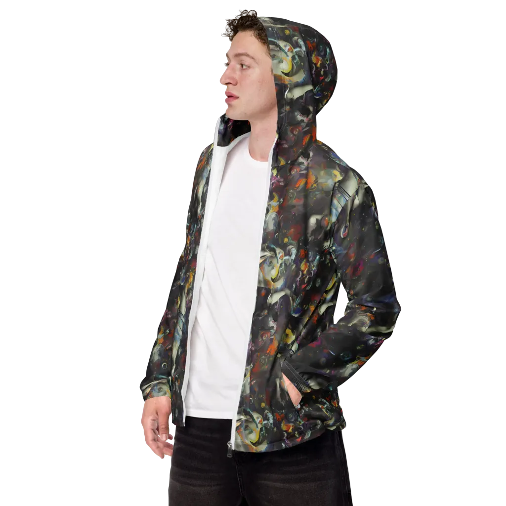 Dreamweaver's Canvas on Men's Windbreaker — Left Front