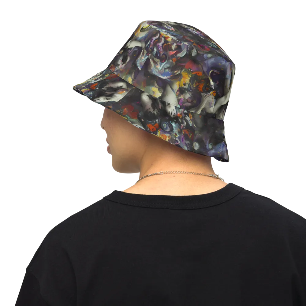 Dreamweaver's Canvas on Reversible Bucket Hat — Back Inside