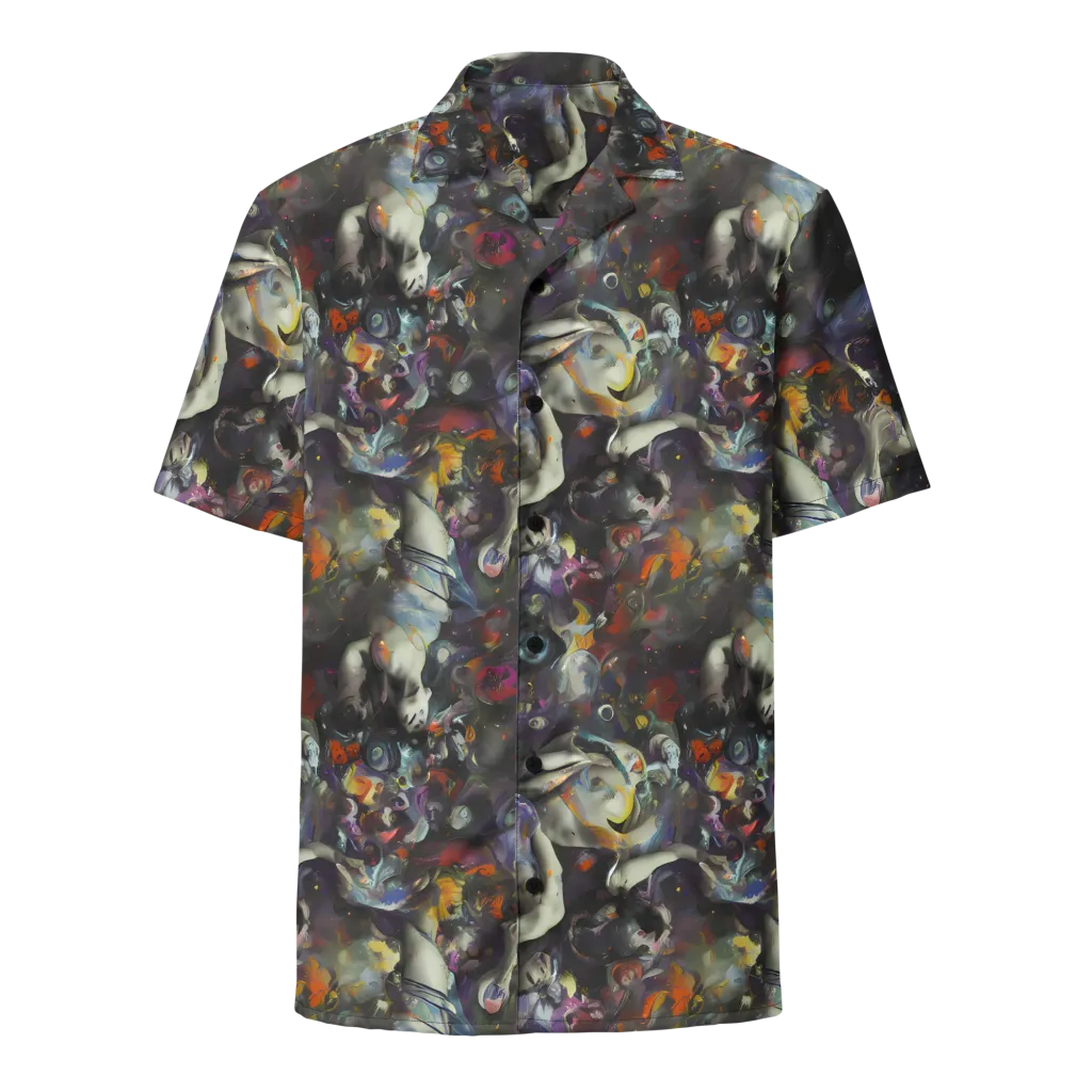 Dreamweaver's Canvas on Button Shirt — Front