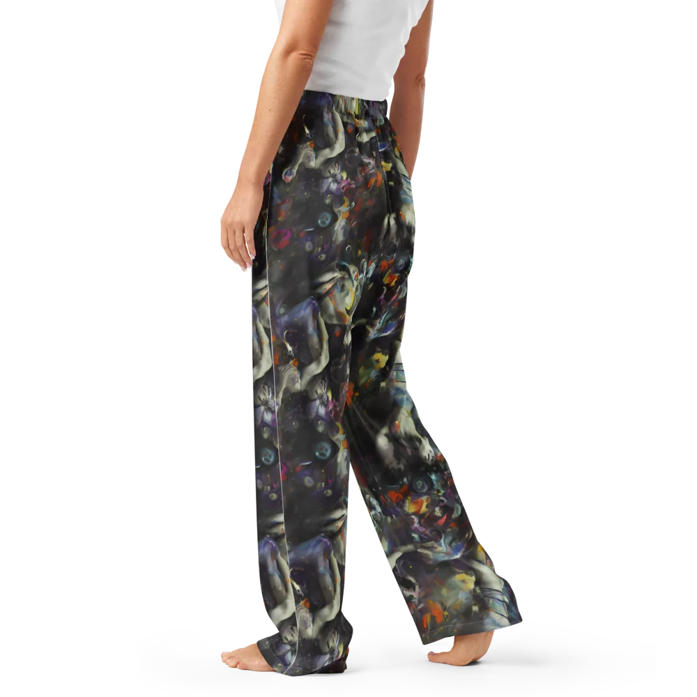 Dreamweaver's Canvas on Women's Pajama Pants — Left