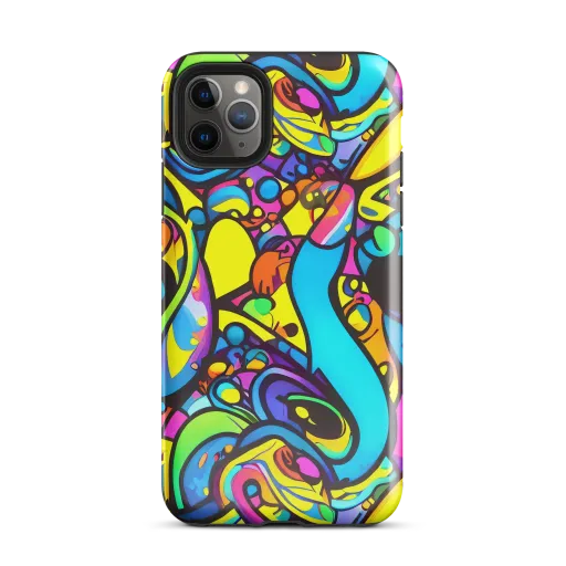 Kaleidoscopic Flow on a Tough Case for iPhone®