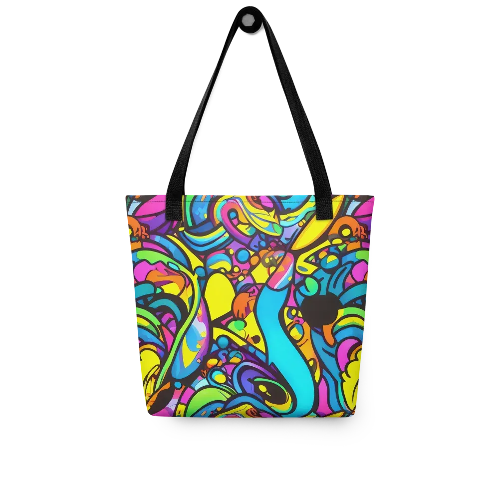 Kaleidoscopic Flow on Tote Bag — Front