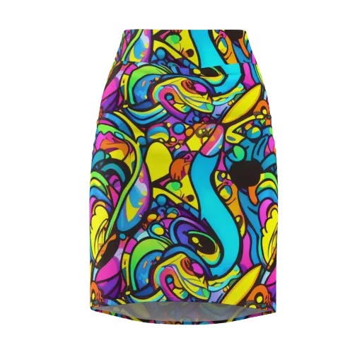 Kaleidoscopic Flow on a Pencil Skirt