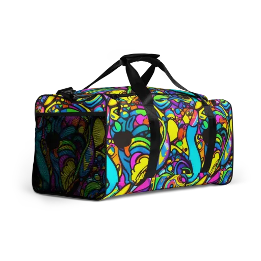 Kaleidoscopic Flow on a Duffle Bag