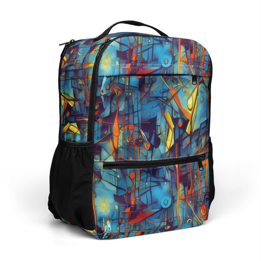 Abstract Eddy on Utility Backpack — Right Front