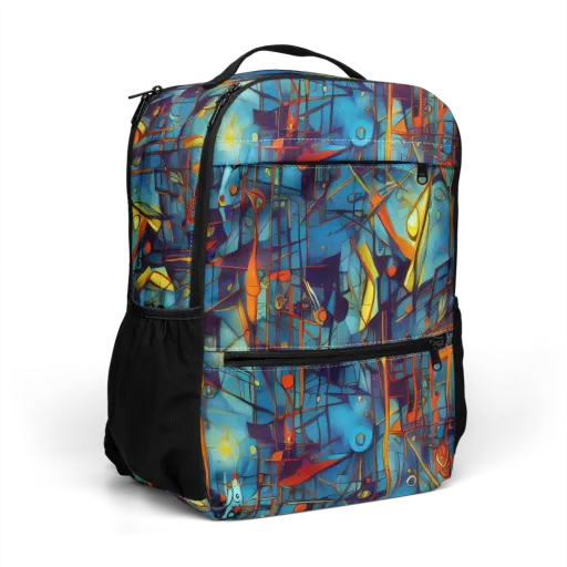 Abstract Eddy on a Utility Backpack