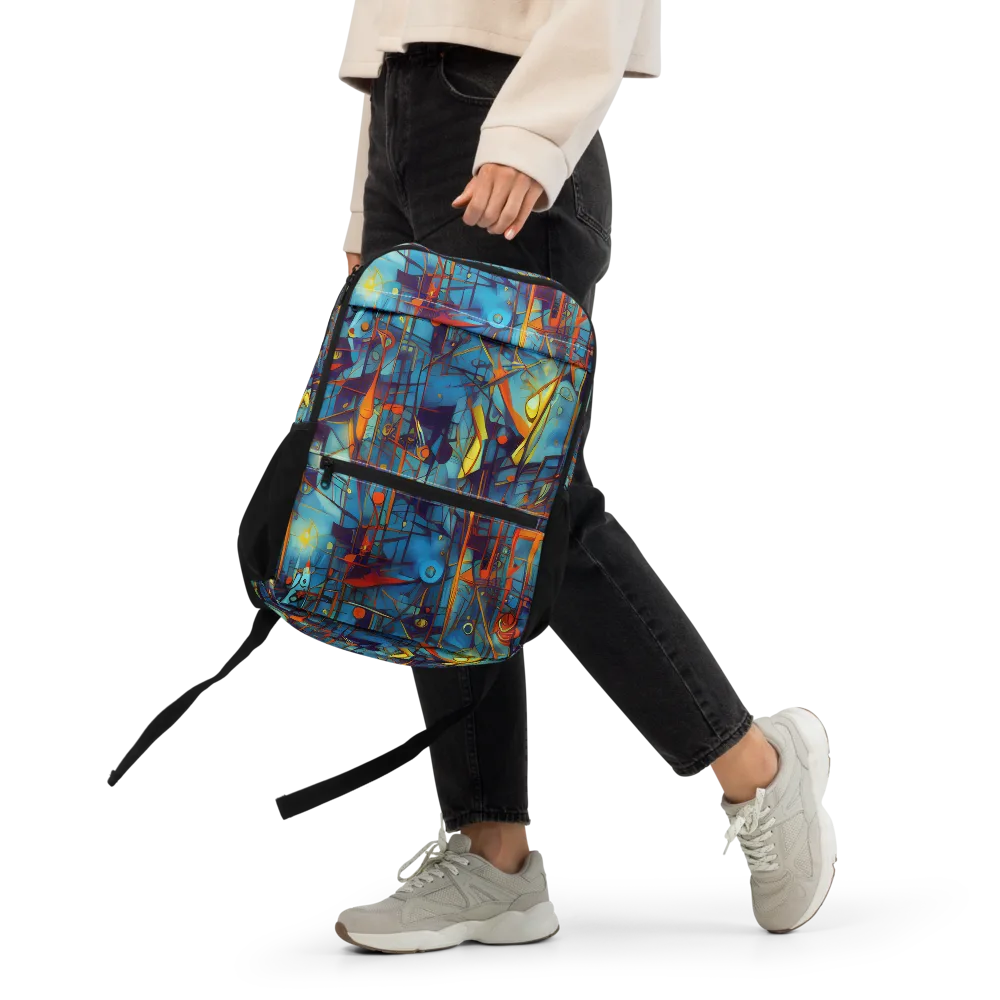 Abstract Eddy on Utility Backpack — Front