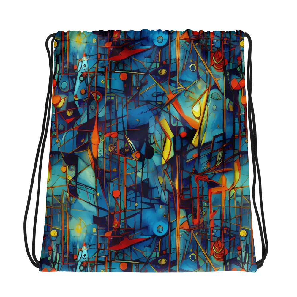 Abstract Eddy on Drawstring Bag — Photo