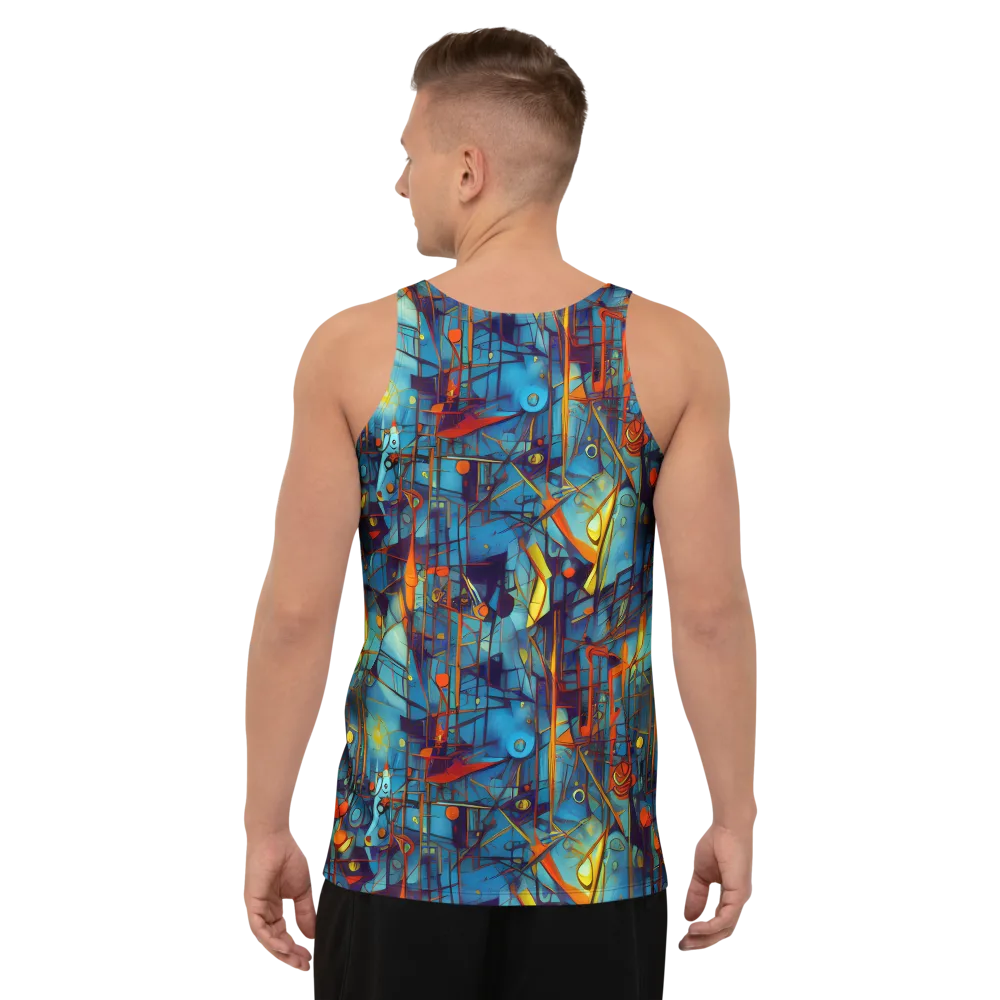 Abstract Eddy on Men's Tank Top — Back