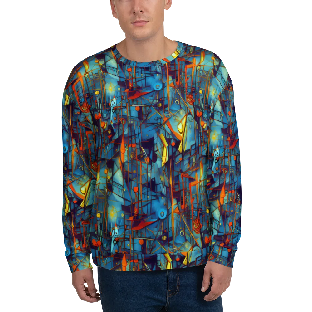 Abstract Eddy on Sweatshirt — Front