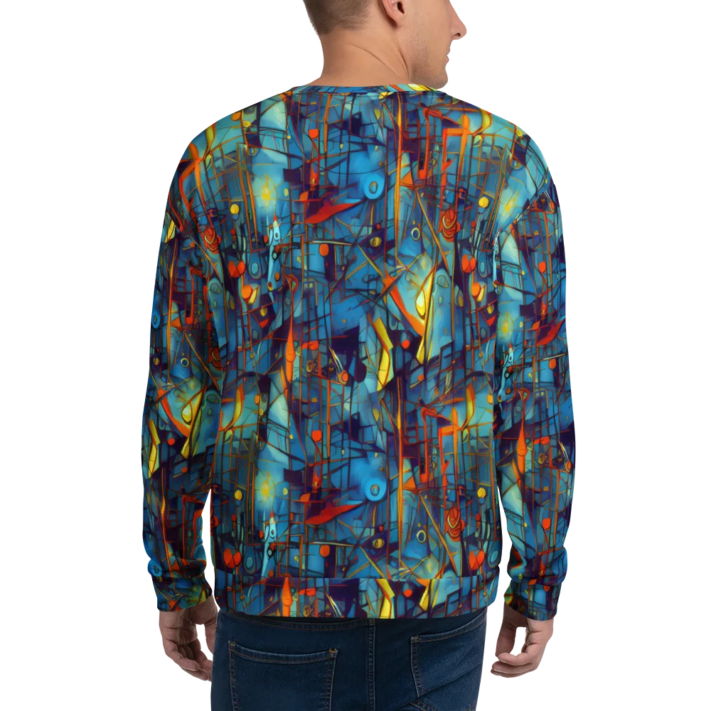 Abstract Eddy on Sweatshirt — Back
