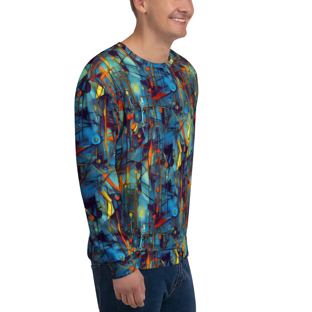 Abstract Eddy on Sweatshirt — Right Front