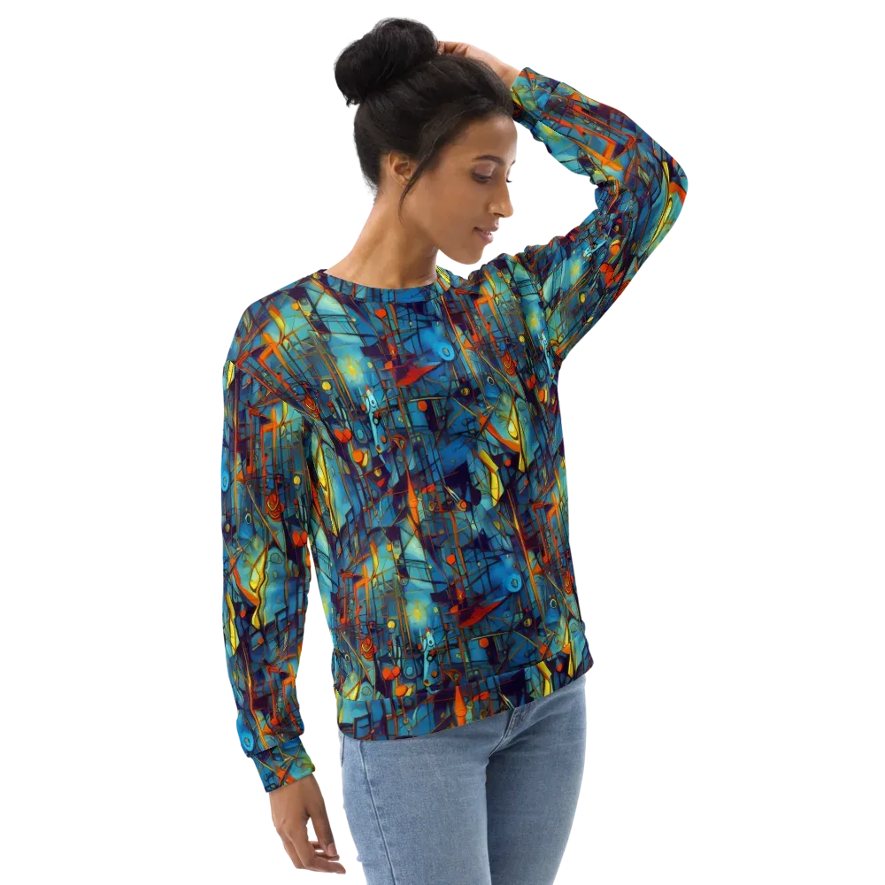 Abstract Eddy on Sweatshirt — Right Front