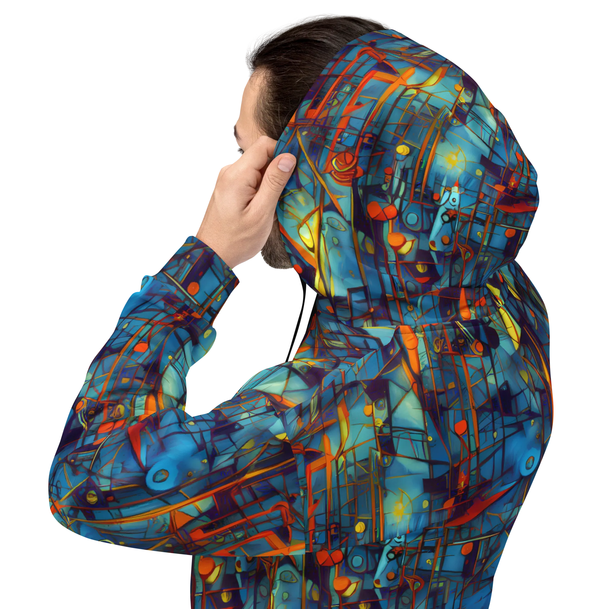 Abstract Eddy on Hoodie — Back