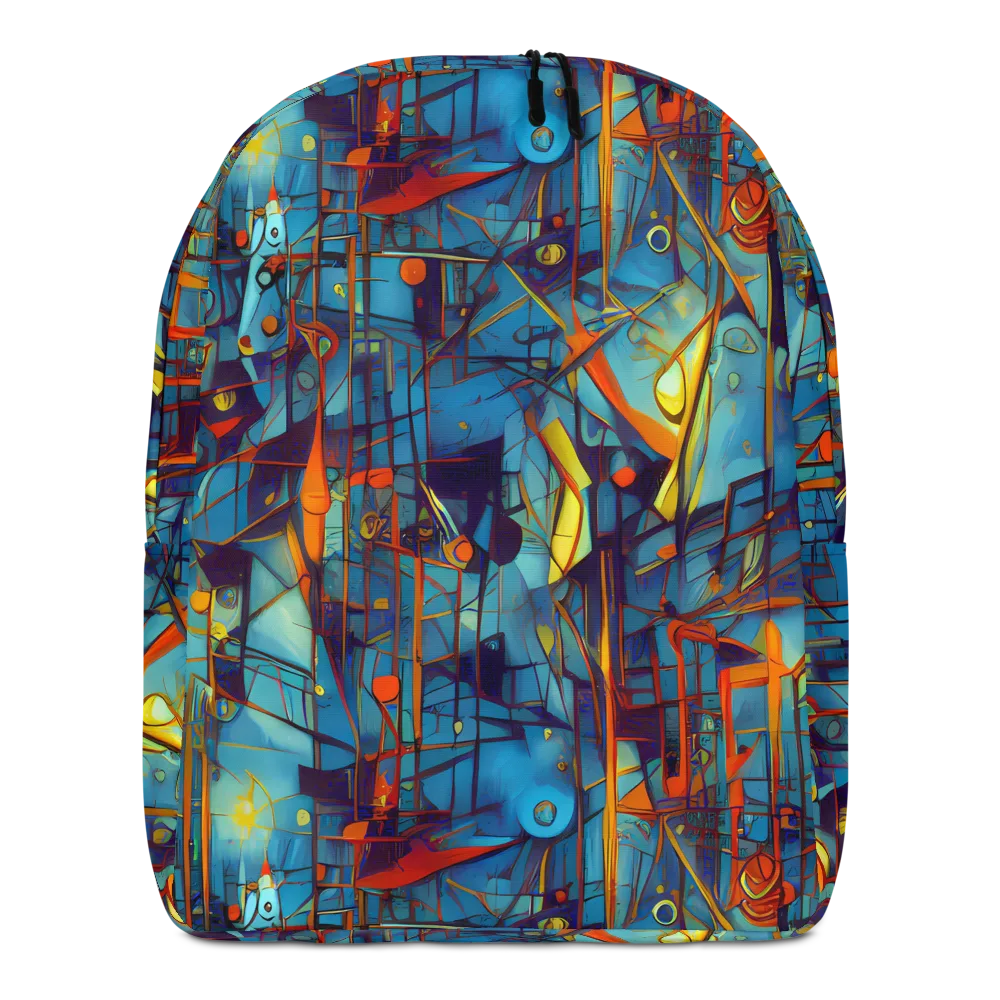 Abstract Eddy on Minimalist Backpack — Front