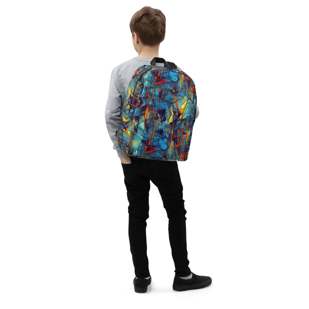 Abstract Eddy on Minimalist Backpack — Right Front