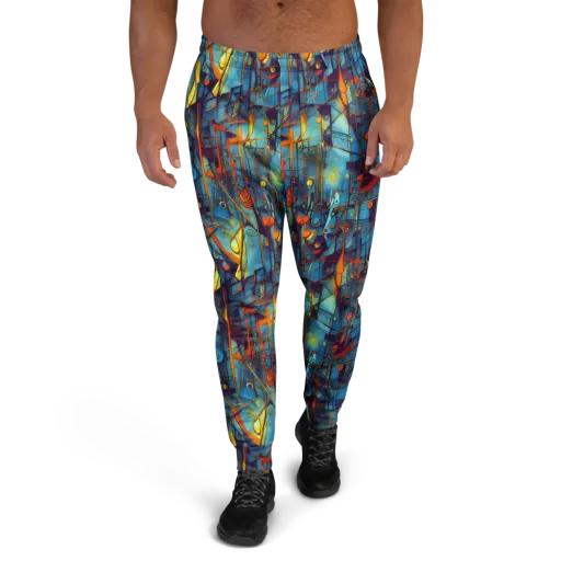 Abstract Eddy on a Men's Joggers