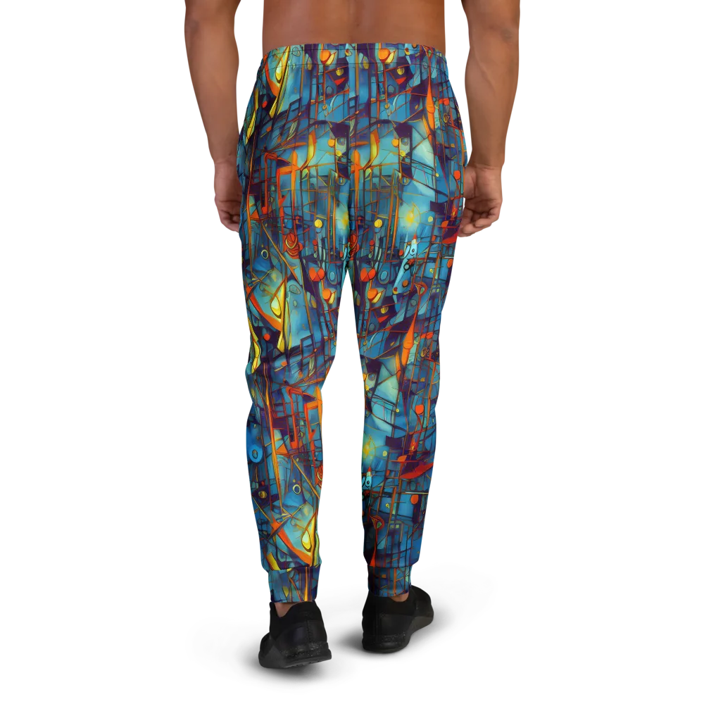 Abstract Eddy on Men's Joggers — Back