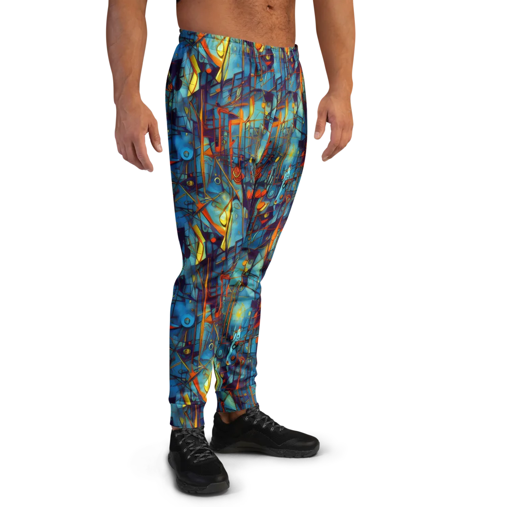 Abstract Eddy on Men's Joggers — Right