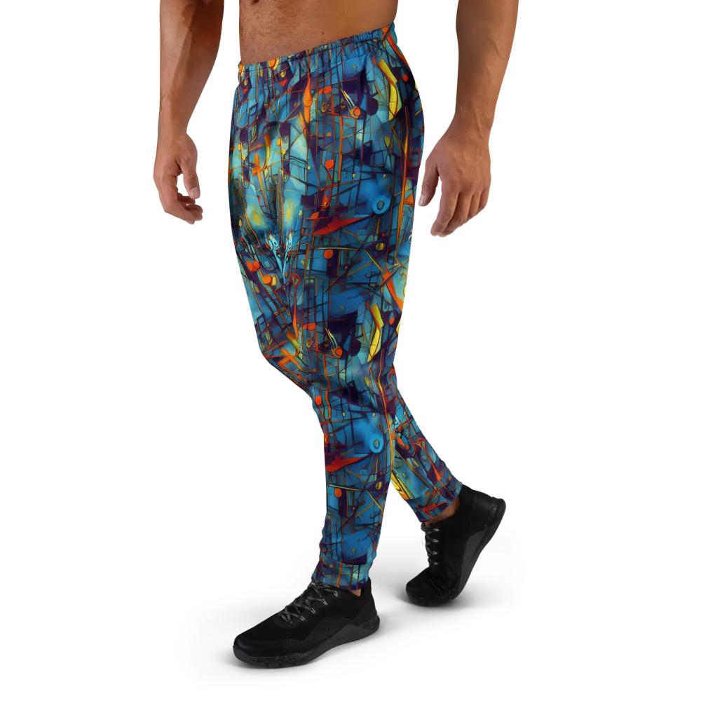 Abstract Eddy on Men's Joggers — Left