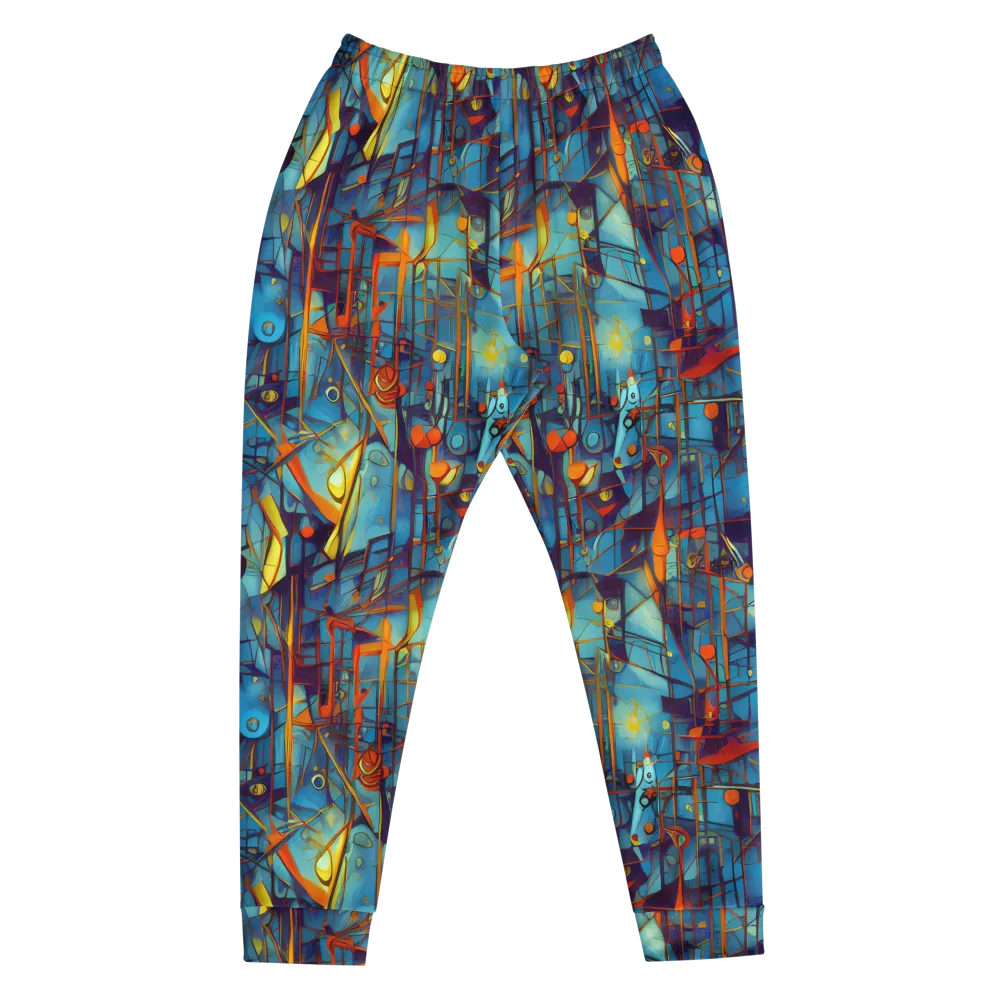 Abstract Eddy on Men's Joggers — Front