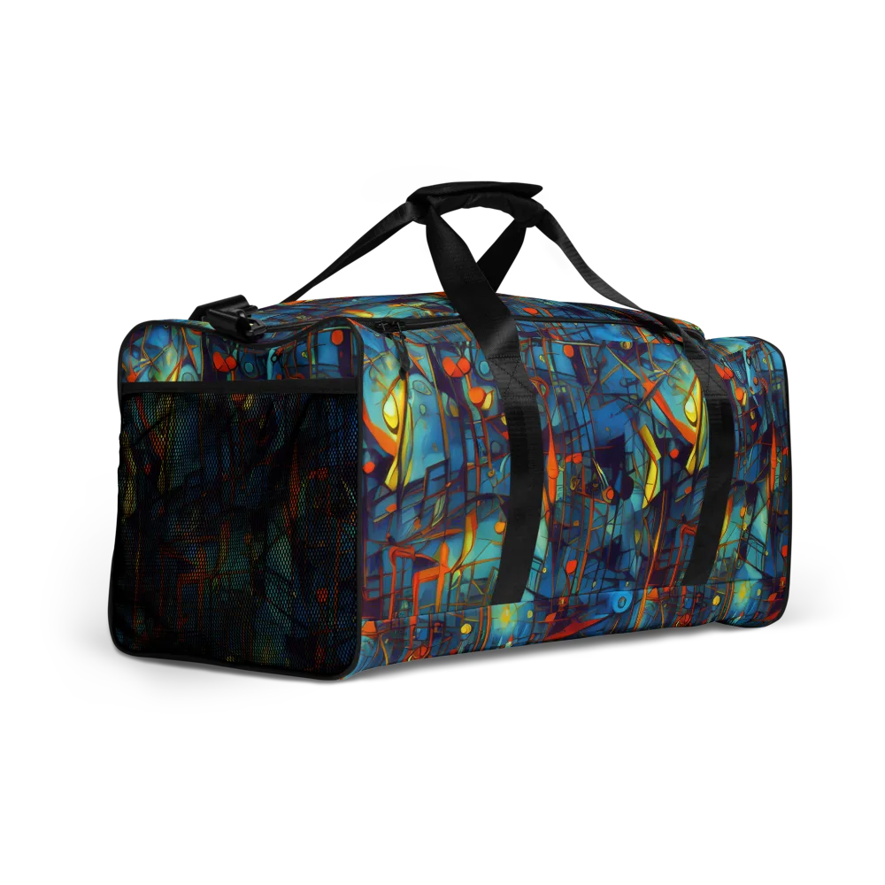 Abstract Eddy on Duffle Bag — Right Front