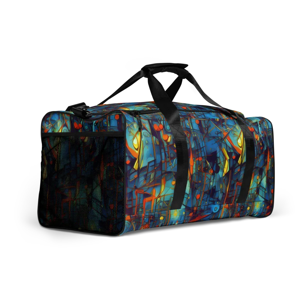 Abstract Eddy on Duffle Bag — Right Front