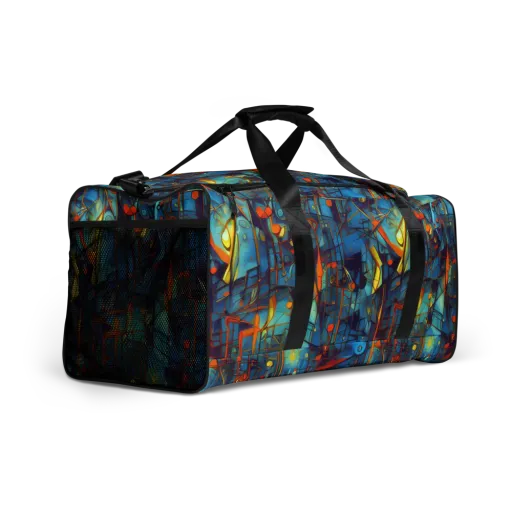 Abstract Eddy on a Duffle Bag