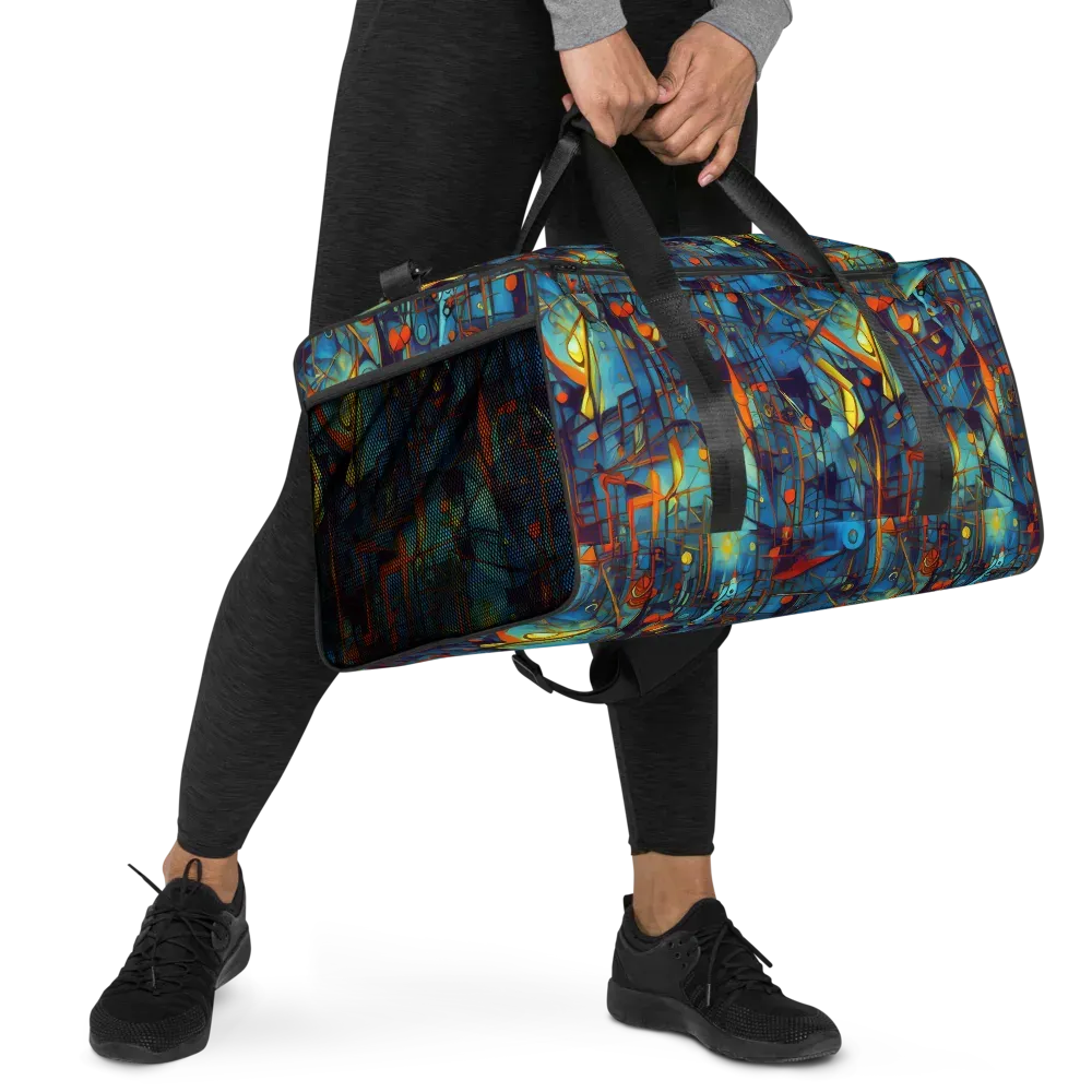 Abstract Eddy on Duffle Bag — Right Front