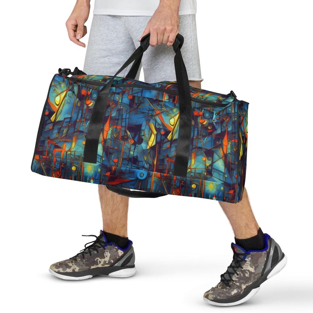 Abstract Eddy on Duffle Bag — Front