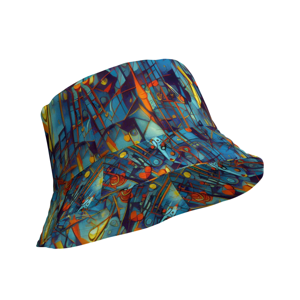 Abstract Eddy on Reversible Bucket Hat — Product details Outside