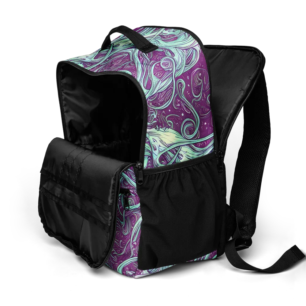 Temple Swirls on Utility Backpack — Product details 2