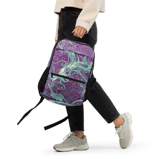Temple Swirls on a Utility Backpack