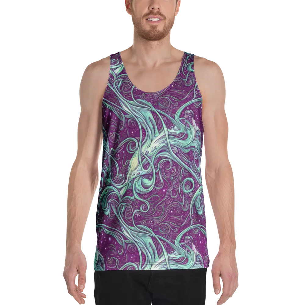 Temple Swirls on Men's Tank Top — Front