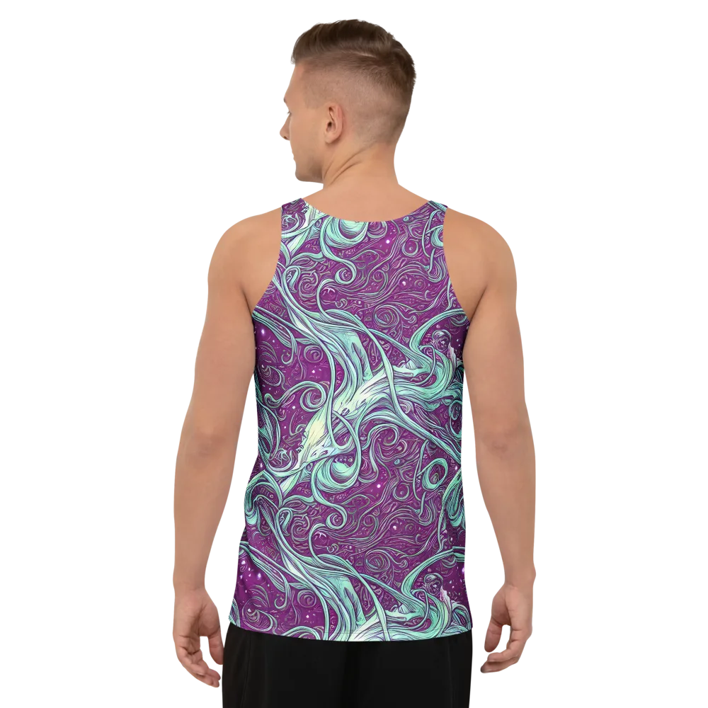 Temple Swirls on Men's Tank Top — Back