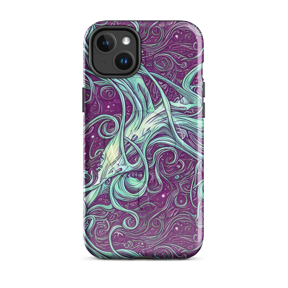 Temple Swirls on MagSafe Tough Case for iPhone® — Front