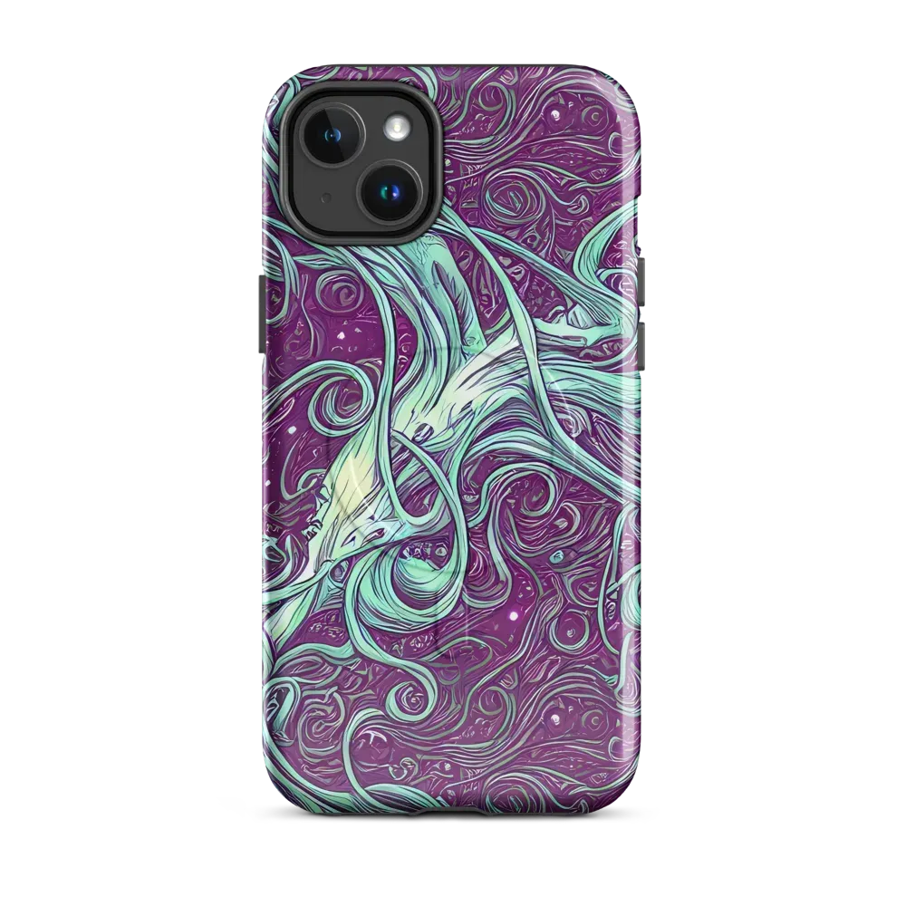 Temple Swirls on MagSafe Tough Case for iPhone® — Front