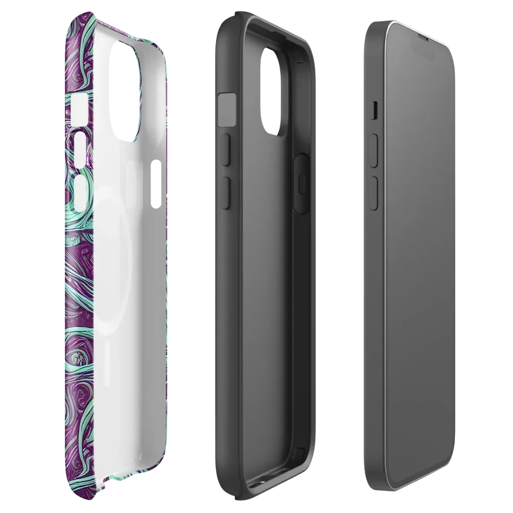 Temple Swirls on MagSafe Tough Case for iPhone® — Front