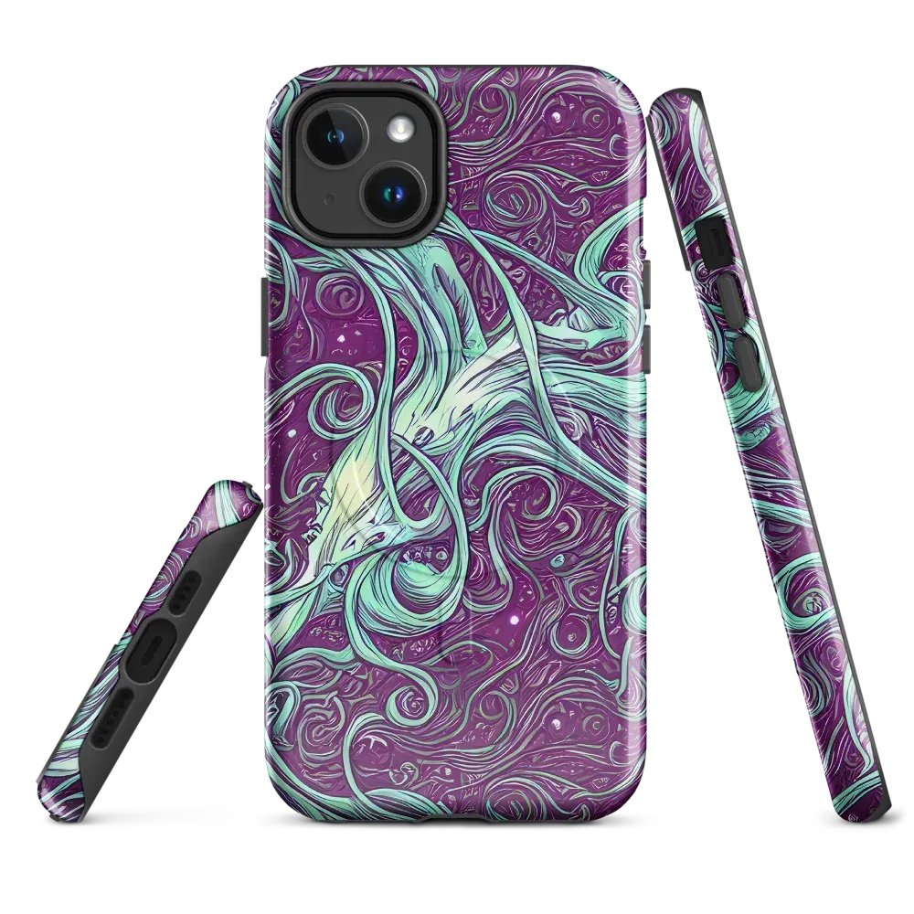 Temple Swirls on MagSafe Tough Case for iPhone® — Front