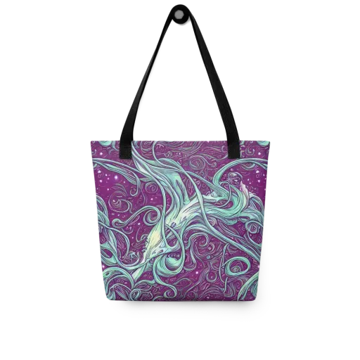 Temple Swirls on a Tote Bag