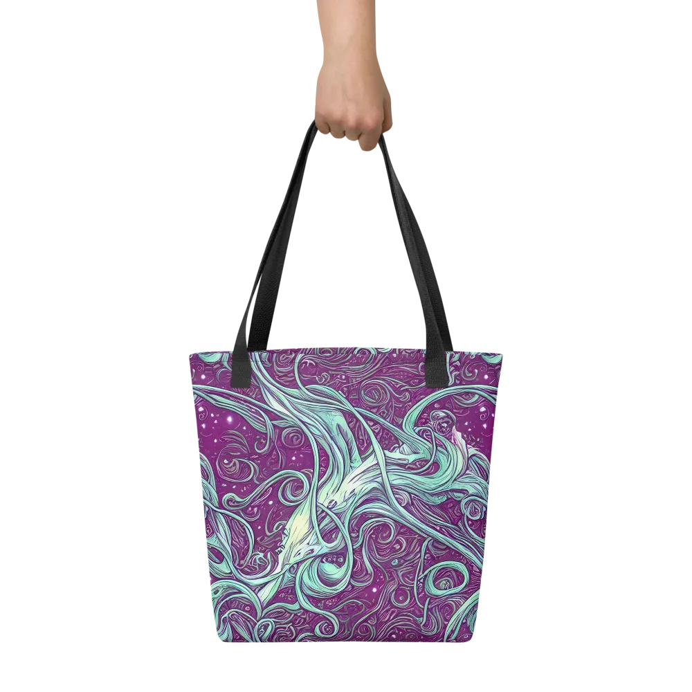 Temple Swirls on Tote Bag — Front
