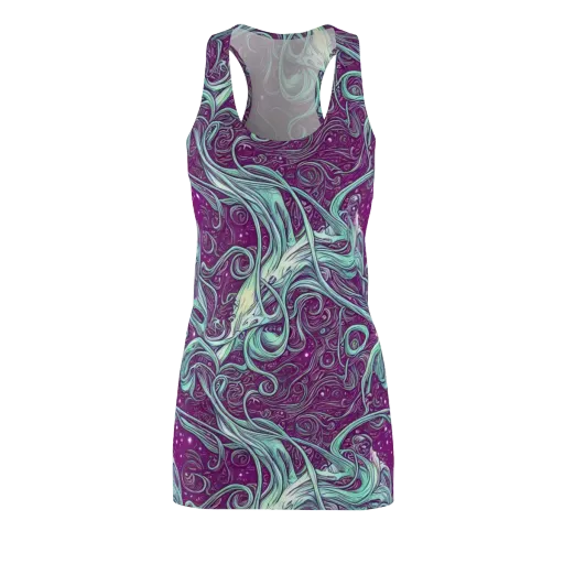Temple Swirls on a Racerback Dress