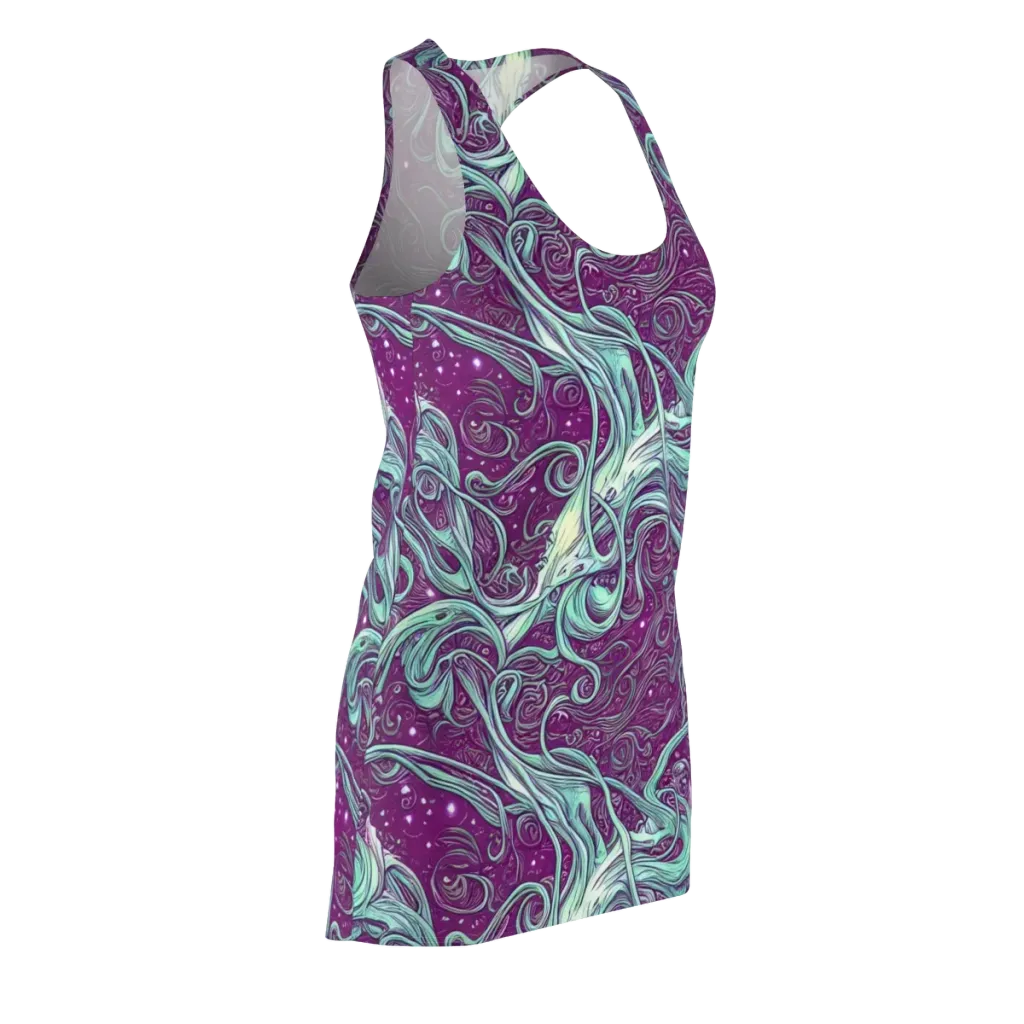 Temple Swirls on Racerback Dress — Front Side