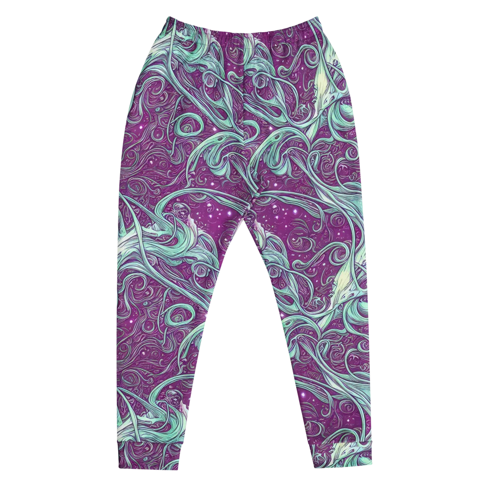 Temple Swirls on Men's Joggers — Front
