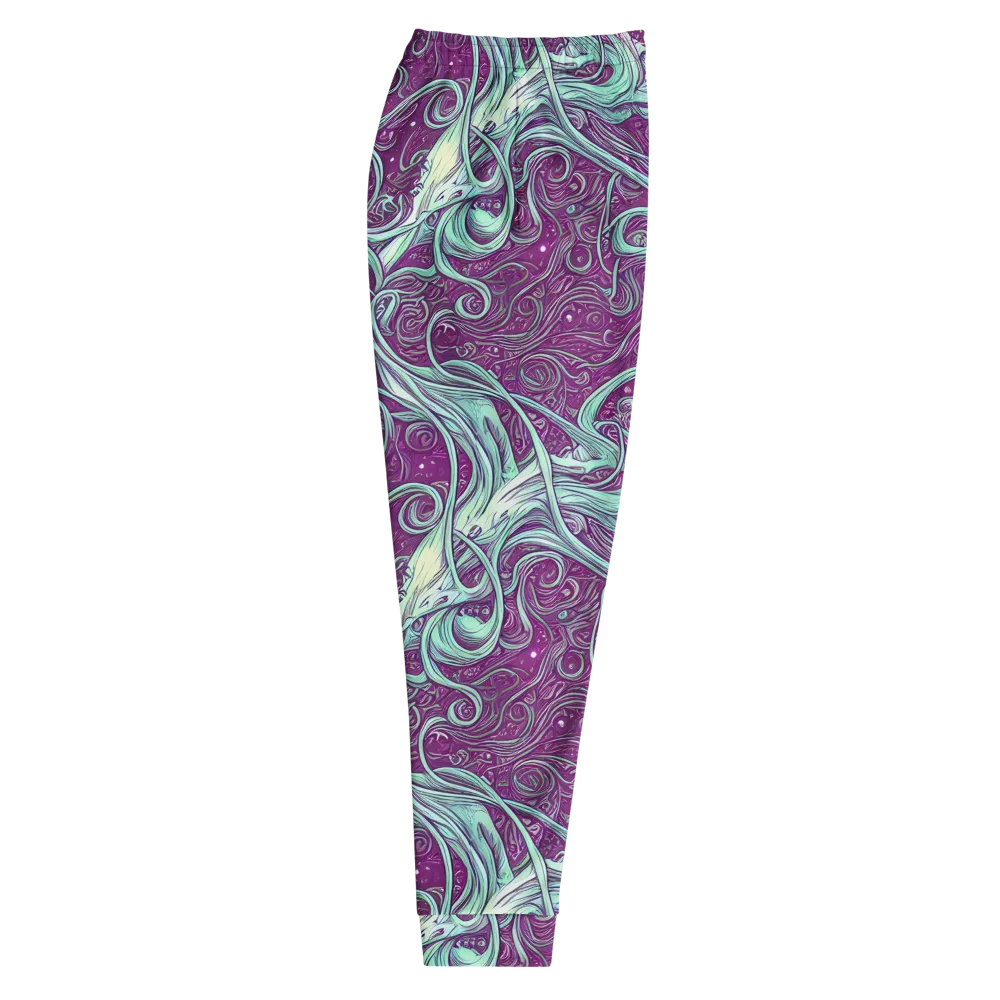 Temple Swirls on Men's Joggers — Right