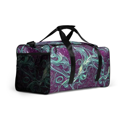 Temple Swirls on a Duffle Bag