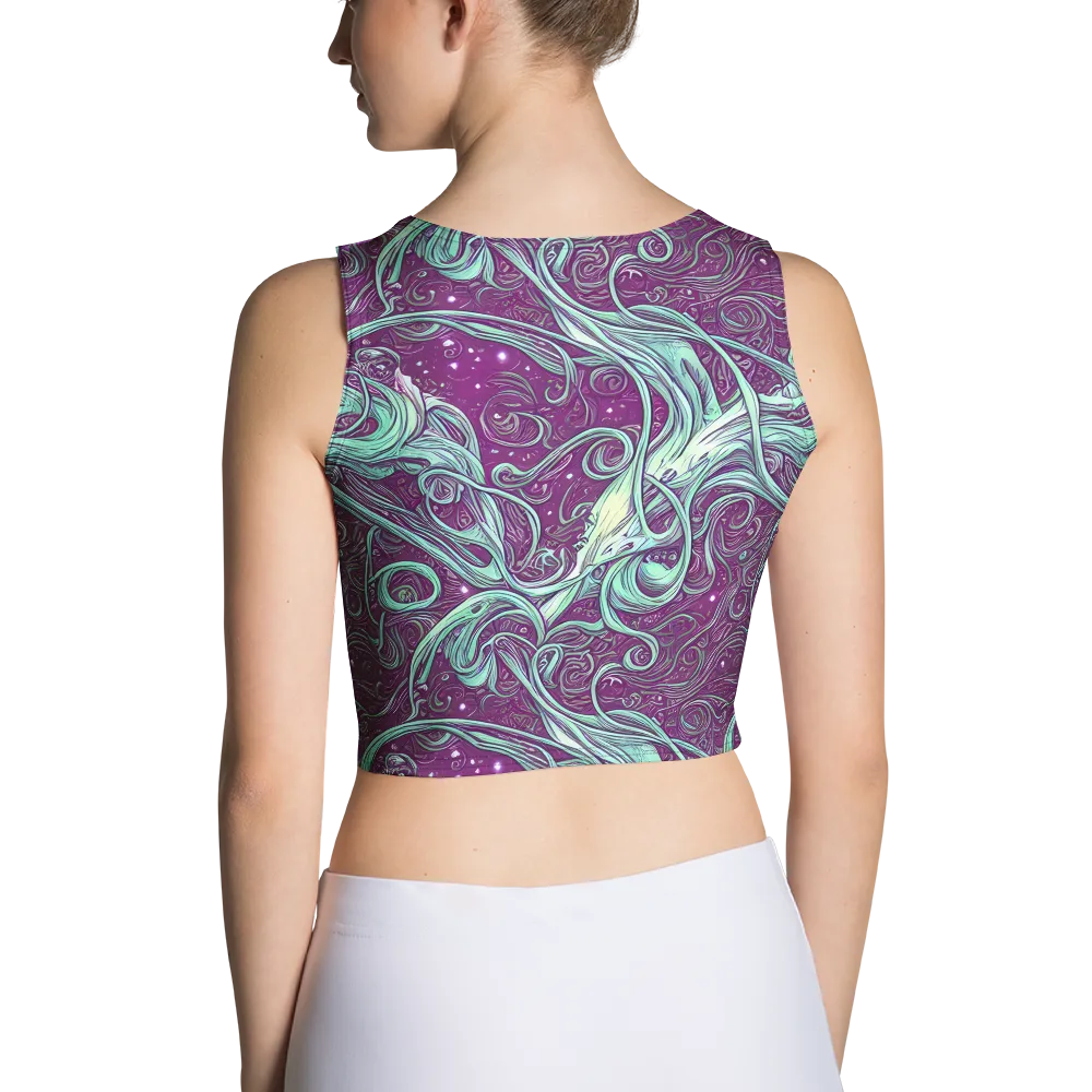 Temple Swirls on Crop Top — Back