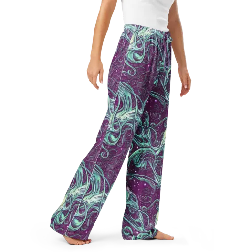 Temple Swirls on a Women's Pajama Pants